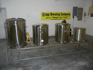 Photo courtesy of Rapp Brewing Company.