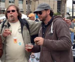 Yours Truly and Kent Waugh, right, at the 2013 Brewers Guild Fest in Ybor City.